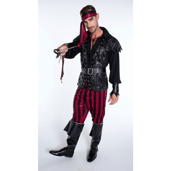 NEW California Costumes Ruthless Rogue Pirate Costume Size Large - Picture 5 of 9